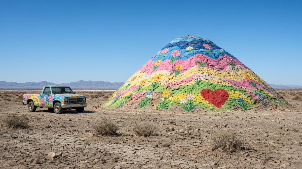 Salvation Mountain and Slab City