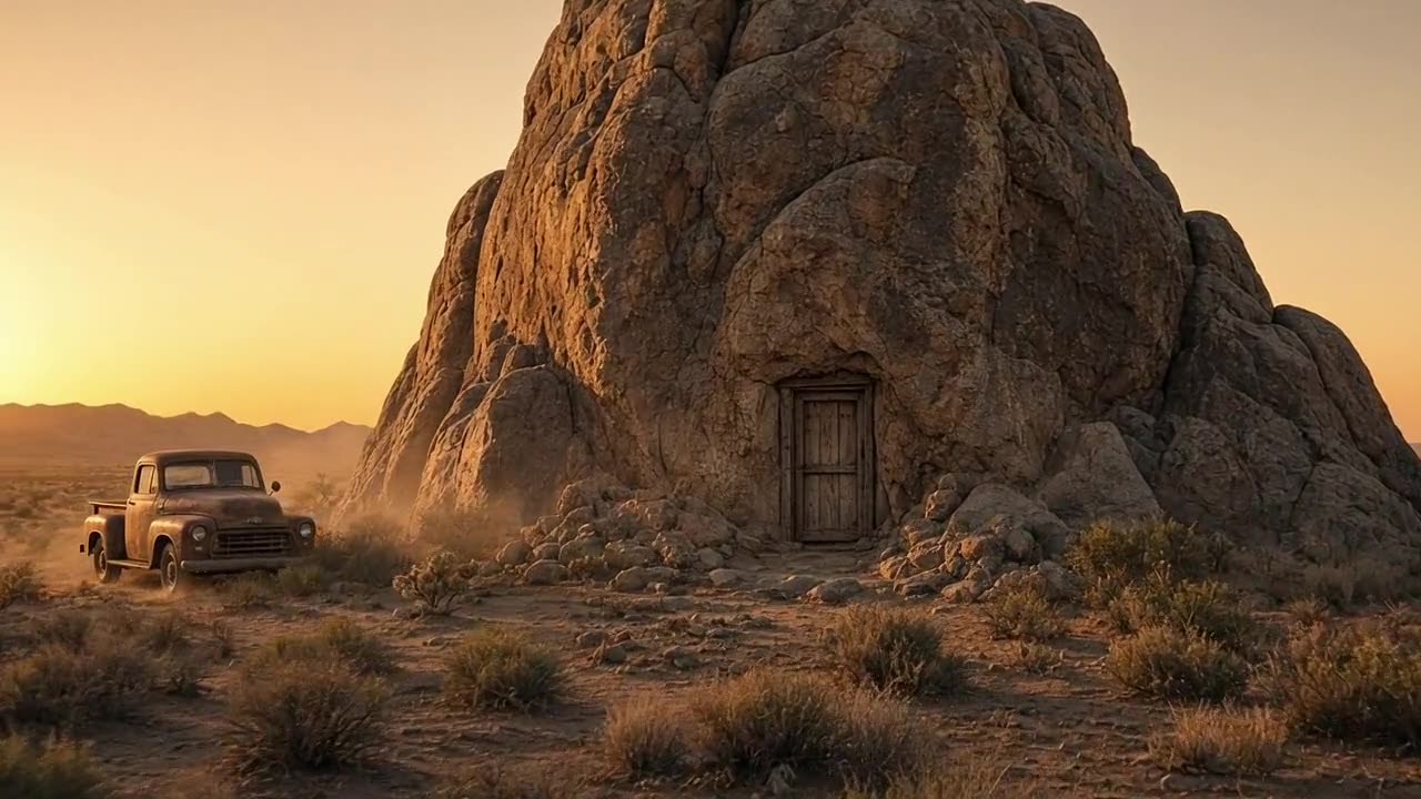 Giant boulder, a white dome, a mine tunnel, salt flats and a canyon campfire